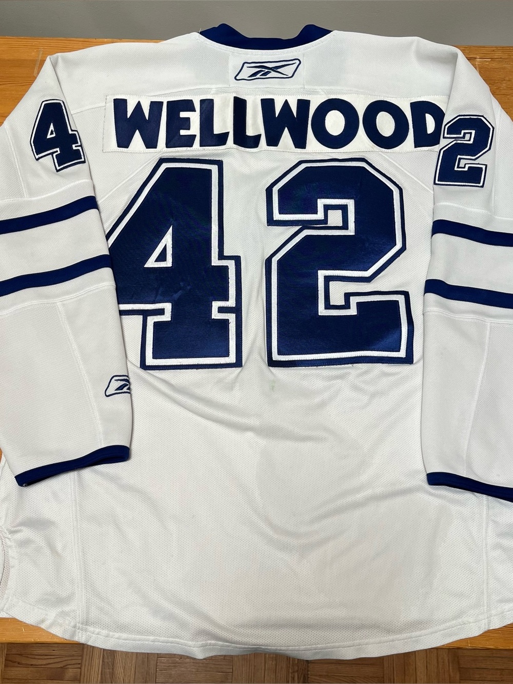 Kyle Wellwood Toronto Maple Leafs Authentic Reebok Hockey Jersey